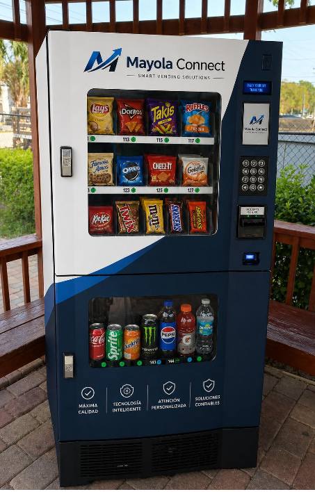 Mayola Connect combo snack and drink machine
